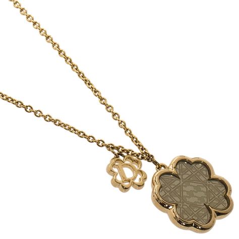 black clover necklace dior|Dior pendants for women.